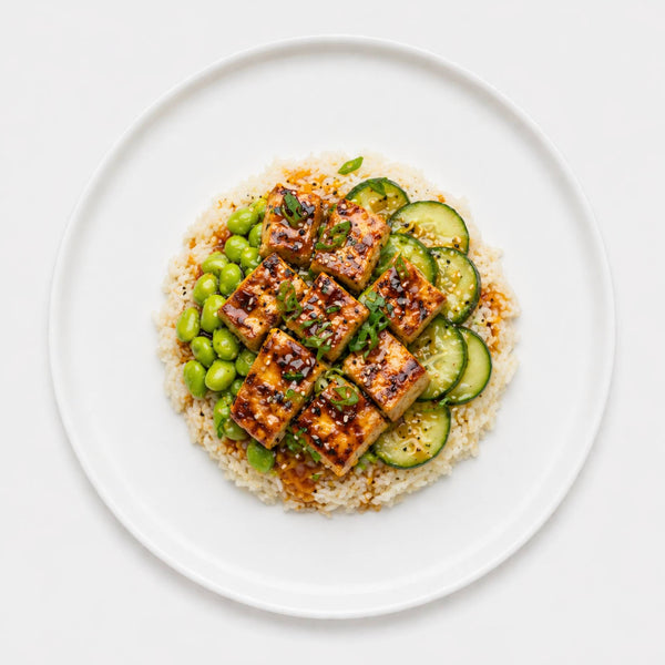 Sesame Ginger Tofu Poke Bowl